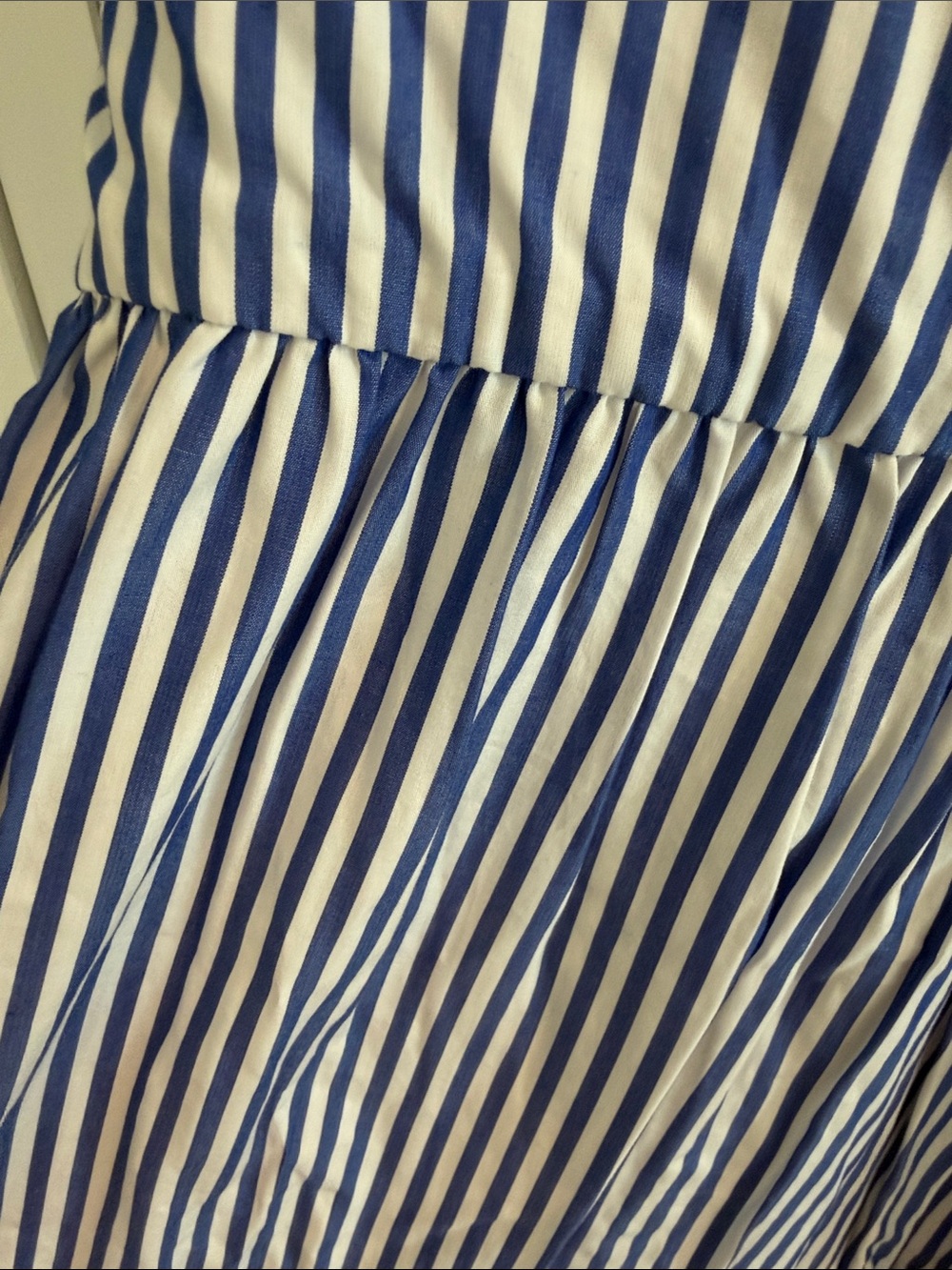 Banana Republic Blue and White Striped Dress NWT Size 4 - Picture 3 of 6